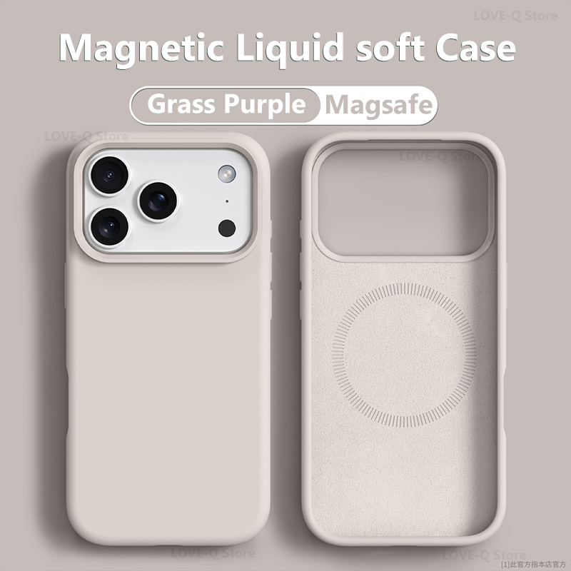 オリジナルマグネット式MagSafe対応iPhoneケース  - Liquid Silicone Magnetic Phone Case のレビューと価格