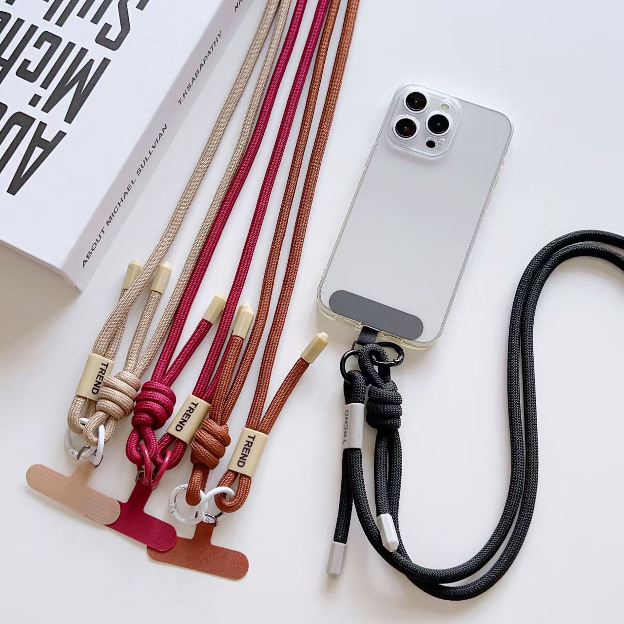 調節可能なファッション紛失防止携帯電話ストラップ120CMク - Crossbody Lanyard Neck Strap Case のレビューと価格
